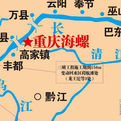 长江航运图沿岸沿港口城市分布图海报高清定制水城长江流域定制图