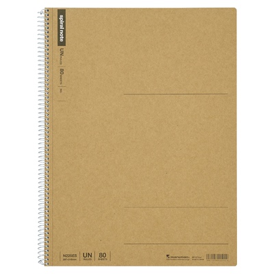 maruman满乐文牛皮纸封面作业本