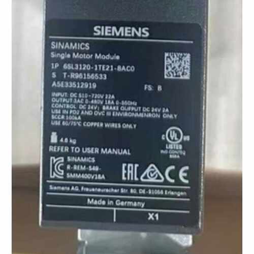 【议价-可维修】6SL3120-1TE21-8AC0全新/均有货