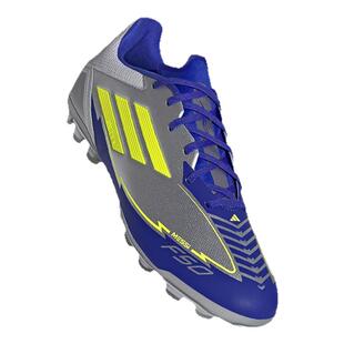 酷锐足球阿迪达斯F50中端中国版AG短钉人草训练梅西足球鞋JR8057