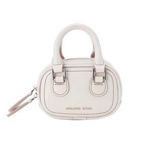 Amazing Song乙颂吐司包迷你包挂新款牛皮单肩斜挎可爱耳机包包女