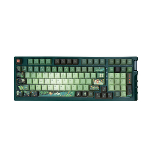 集一幽灵公主印象键帽绿色键帽宫崎骏键帽pbt机械键盘键帽客制化