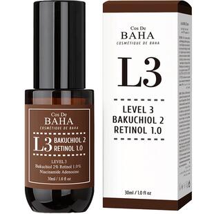 COS DE BAHA L3 A醇1%补骨脂酚2%皱紧致抗初老精华液去斑旗舰店
