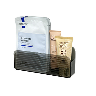 镜柜收纳浴室柜内卫生间镜子后面膜口红化妆刷盒壁挂式置物架