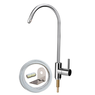 净水器水龙头家用直饮2分纯水机单出水接水管304不锈钢过滤器配件