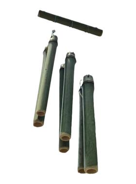 手工竹筒风铃中国风挂饰材料包