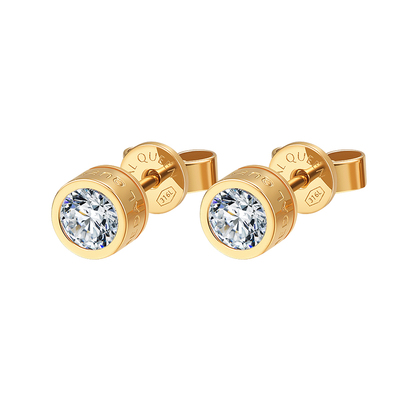 单钻泡泡耳钉女男闪钻轻奢高级感气质大气2026年新耳饰新年礼物