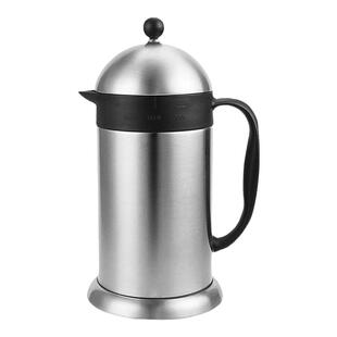 英国原单保温法压壶双层不锈钢冲茶器奶茶店滤压壶出外野餐泡咖啡