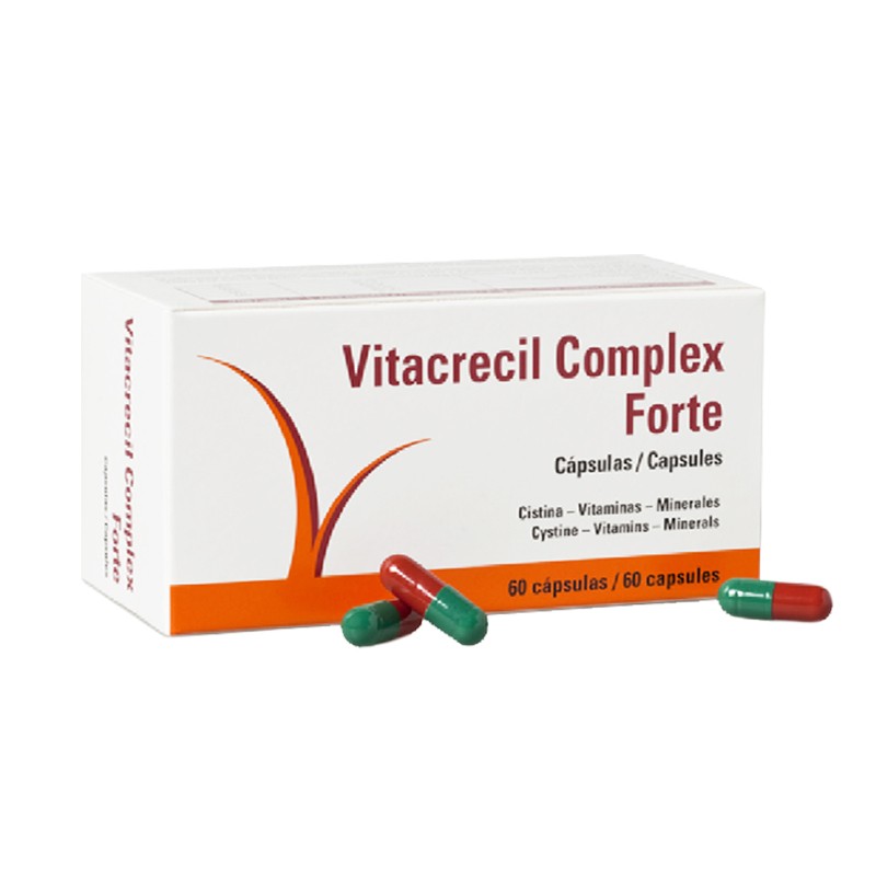 Vinas胱氨酸胶囊维生素B5B6护发养发焕发活性男女通用60粒西班牙