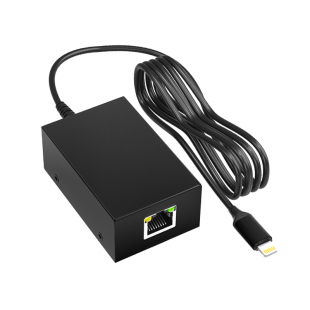 鹏迪 千兆POE供电网卡转TYPE C充电Lightning接口百兆直播电竞平板电脑手机联网有线充电上网3.0大功率