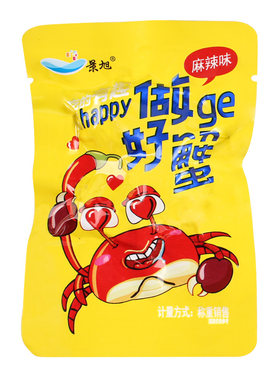 景旭麻辣鲜香海蟹即食小零食