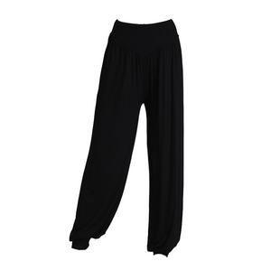 舞蹈裤女莫代尔灯笼裤宽松束脚跳舞阔腿形体服拉丁舞瑜伽练功裤子