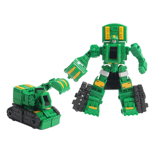 咖宝车神之重工战队玩具男孩挖机杜卡变形汽车机器人哈阿伽咔卡宝