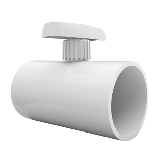 手动风量调节阀PVC管道风管蝶阀调风阀圆形开关阀门75/110/160pp