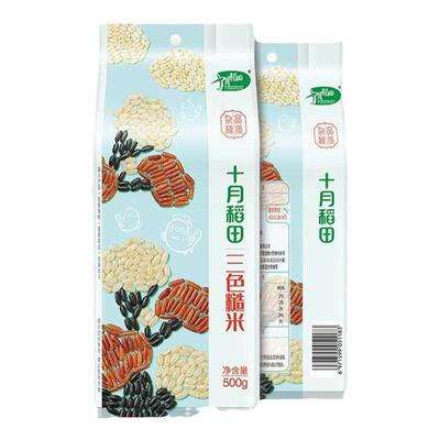 十月稻田三色糙米500G*2袋