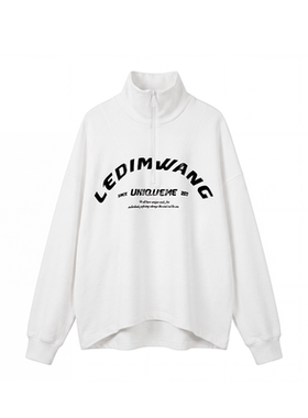 LEDIMWANG立领蝙蝠袖套头卫衣女