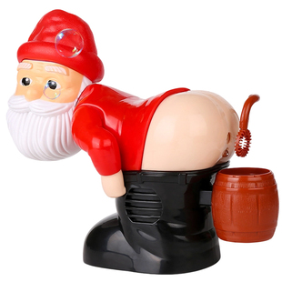 网红爆款圣诞老人泡泡机全自动吹2025新款男孩女孩儿童礼物玩具