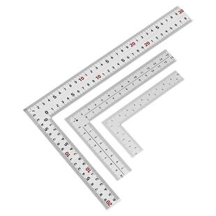 迷你直角尺不锈钢小型双面高精度拐尺木工皮革设计专用角度尺钢尺