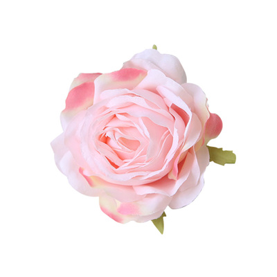 仿真鲜花粉色生日蛋糕装饰摆件
