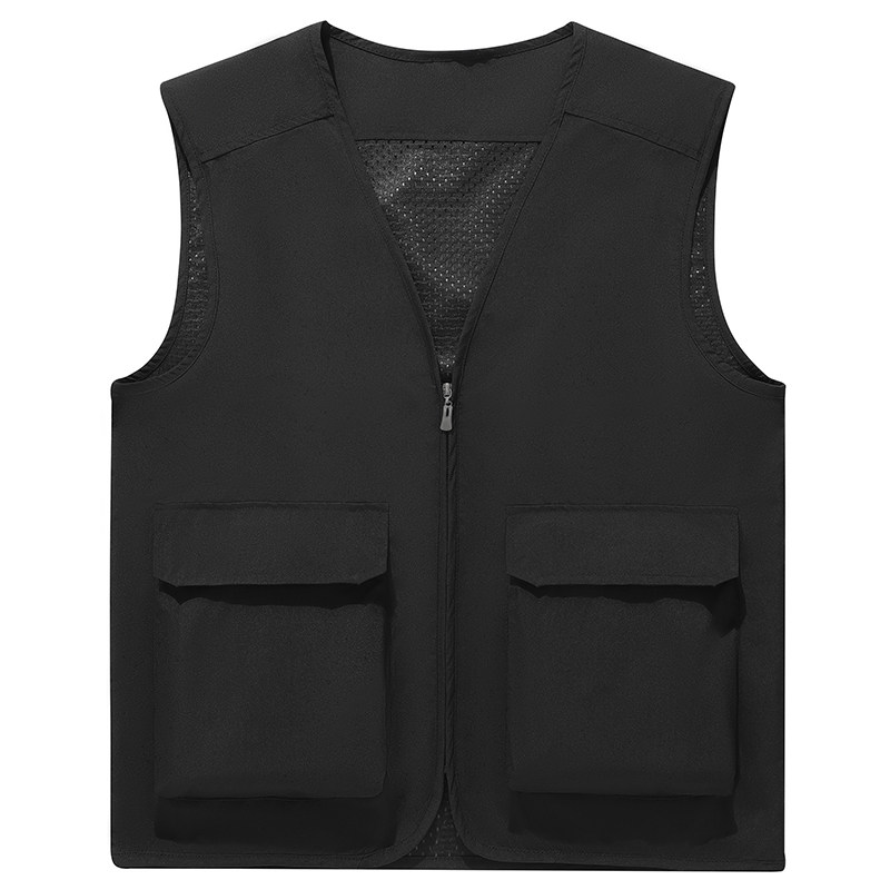 马甲工作服定制印字logo背心