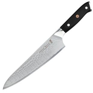 拓牌颂鹰厨师刀日本进口大马士革钢厨刀家用菜刀不锈钢料理切片刀