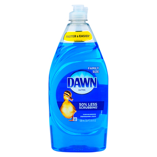 美国进口宝洁DAWN滴然小黄鸭超浓缩自然洗洁精温和宠物用洗澡大瓶