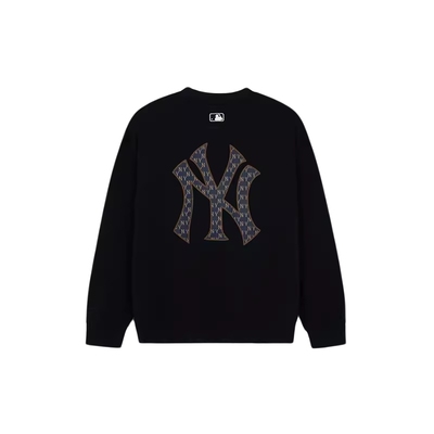 MLB男女老花大logo休闲圆领卫衣