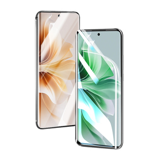适用opporeno11手机膜opporeno11pro钢化水凝膜reno11por新款软膜oppo全屏0pp0保护opooreno曲屏全包opopreno
