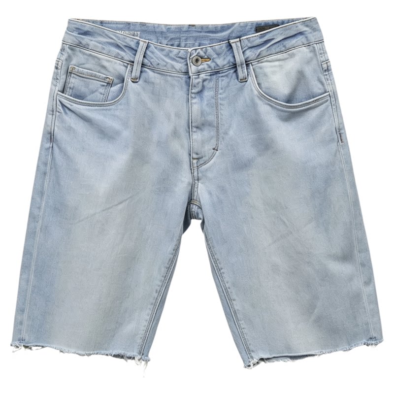 ABLEJEANS男牛仔裤夏季浅色短裤