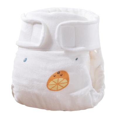 欧孕婴儿纯棉可洗尿布裤防侧漏