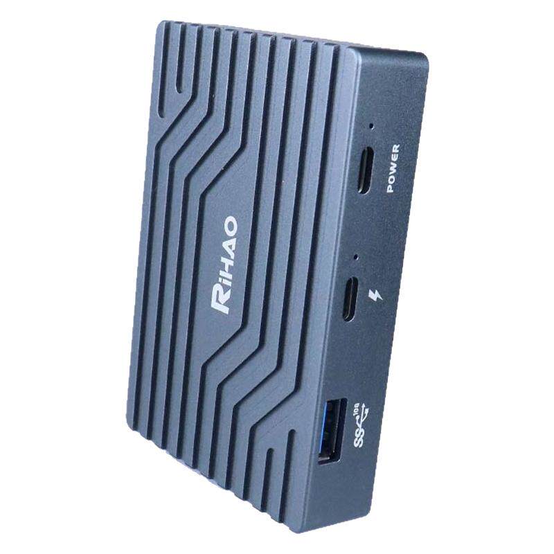 日灏雷电3硬盘盒7440双盘40Gbps