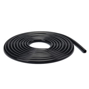 耐高温硅胶管黑色弹性食品级橡胶软管套管内径2/3/4/5/6/8/9/12mm