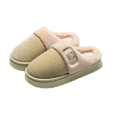 棉拖鞋女款秋冬季室内外穿毛绒