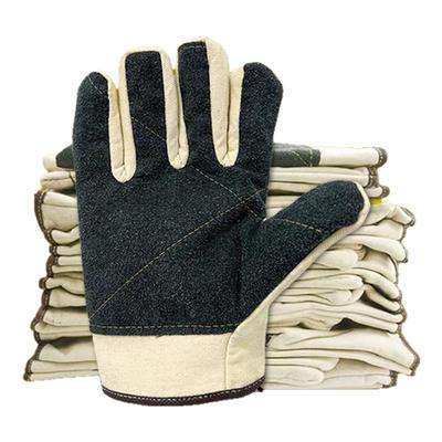 铁路手套劳保耐磨工作双层帆布