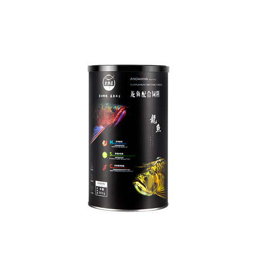 老渔匠金银红龙鱼饲料招财观赏鱼增发色专用鱼粮大小上浮颗粒鱼食