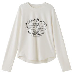 女大童软糯磨毛打底衫2025秋冬新款青少年修身小短款长袖T恤上衣