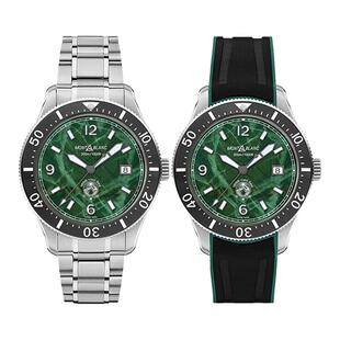 【自营】MONTBLANC万宝龙手表男1858系列冰纹潜水机械男表130810