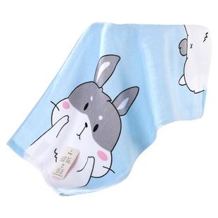 3条装儿童专用童巾纯棉宝宝小毛巾印花长方形超柔软吸水洗脸洗澡