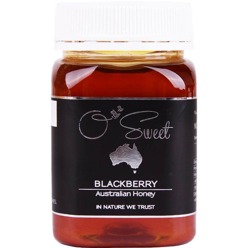 OSweet澳大利亚进口正品黑莓蜂蜜纯正天然活性孕妇专用500g/瓶