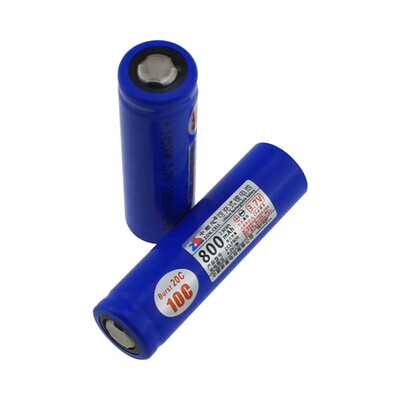 中顺芯玩具动力型圆柱锂电池3.7V