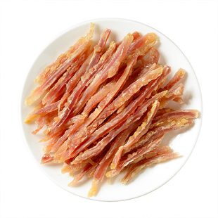 三件包邮简装鸭肉软丝鸭肉软碎丝宠物狗零食拌饭犬猫零食净重500g