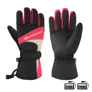 温倍尔旗舰电热手套五指手背加热恒温保暖加厚USB充电摩托电动车