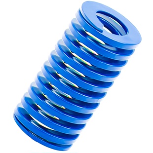 国产65锰蓝色模具扁压缩弹簧五金配件矩形TL轻负荷非合金钢弹簧