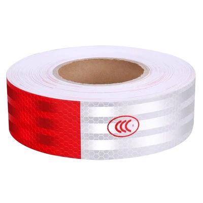 红白反光贴超饰霞PVC警示