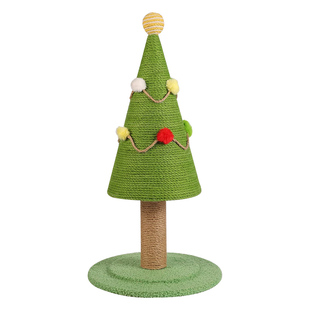 圣诞树猫爬架天然剑麻绳猫抓柱大号耐磨耐抓不掉屑猫抓板猫咪玩具