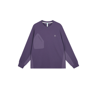 ACMEITEM爱棵米 户外华夫格圆领卫衣休闲扩版户外长袖上衣男女