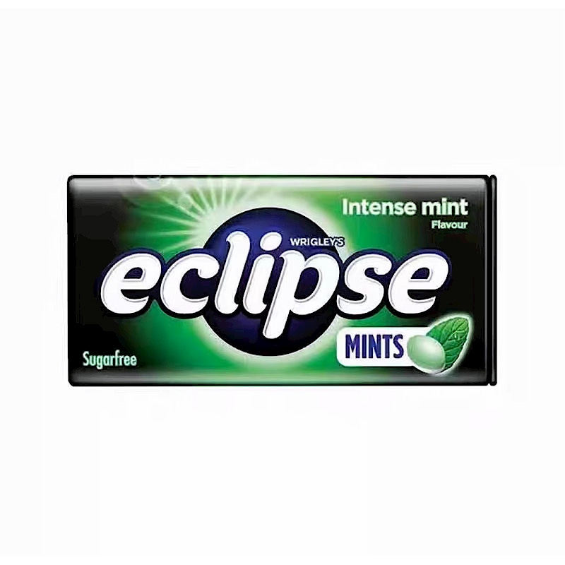 eclipse 美国进口易极超强薄荷糖无糖口香糖提神留兰香便携清口气
