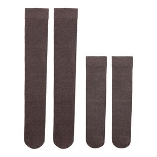 过膝袜女秋冬长筒袜压力瘦腿小腿半截袜春秋防滑中筒袜黑色大腿袜