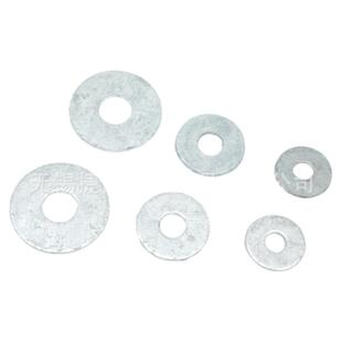 热镀锌加大平垫片GB97/96碳钢热浸锌平垫圈介子M8M10M12M14M16M42