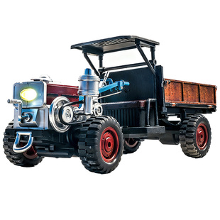 C8836遥控手扶拖拉机JJRC全比例经典复古四驱越野卡车儿童玩具车